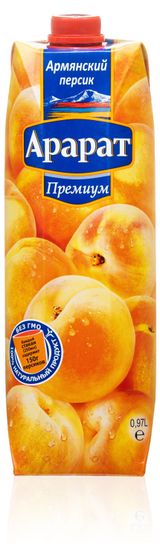 Изображение товара Нектар ARARAT Premium персик, 0,97 л