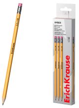 Изображение товара Карандаш ErichKrause чернографитный HB с ластиком 2,2 мм, 1 шт в ассортименте