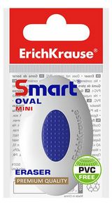 Изображение товара Ластик с пластиковым держателем ErichKrause SmartWay Mini Oval, 1 шт