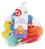 Изображение товара Набор игрушек для купания АШАН Красная птица 3+ мес., 6 шт
