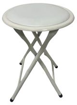 Изображение товара Табурет складной белый, 30х30х45 см