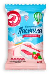 Изображение товара Пастила АШАН Красная птица с прослойкой из клюквы, 220 г