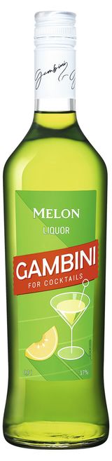 Изображение товара Ликер десертный Gambini Green Melon Россия, 0,7 л