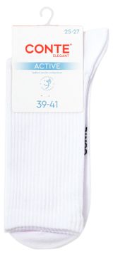Изображение товара Носки женские Conte Elegant Active белые, р.25-27
