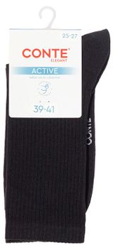 Изображение товара Носки женские Conte Elegant Active черные, р.25-27