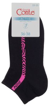 Изображение товара Носки женские Conte Elegant Active укороченные черные, р.23-25