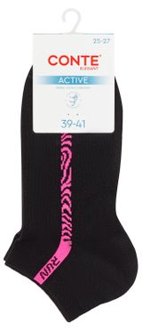 Изображение товара Носки женские Conte Elegant Active укороченные черные, р.25-27
