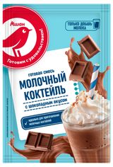 Изображение товара Молочный коктейль АШАН Красная птица с шоколадным вкусом, 30 г