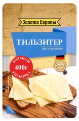 Изображение товара Сыр полутвердый Тильзитер «Золото Европы» 45%, 400 г