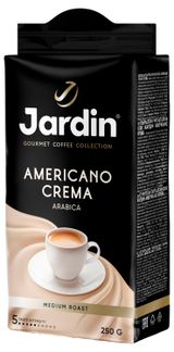 Изображение товара Кофе молотый Jardin Americano Crema жареный, 250 г