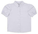 Изображение товара Блузка для девочки «КАЛИНКА» с короткими рукавами белая