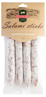 Изображение товара Колбаски сыровяленые «Карнеззо» Салями с белой плесенью, 100 г