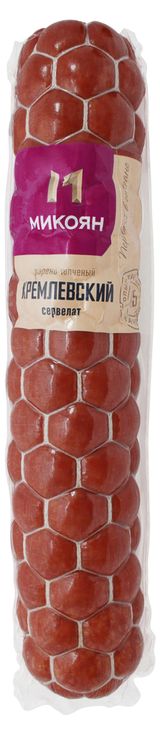 Изображение товара Колбаса варено-копченый «Микоян» Сервелат Кремлевский, ~ 0,8 кг