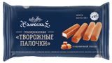 Изображение товара Творожные палочки глазированные «Бяловежье» в карамельной глазури 16% БЗМЖ, 120 г