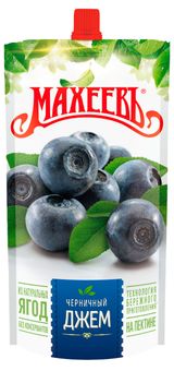 Изображение товара Джем «МАХЕЕВЪ» черничный, 300 г