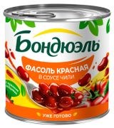 Изображение товара Фасоль «Бондюэль» красная в томатном соусе чили, 400 г