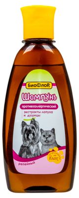 Изображение товара Шампунь для собак «БиоФлор» репейный, 245 мл