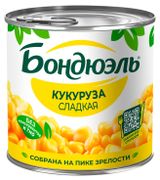 Изображение товара Кукуруза «Бондюэль» сладкая, 340 г