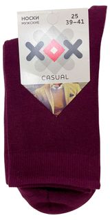 Изображение товара Носки мужские ХОХ однотонные слива, р 25