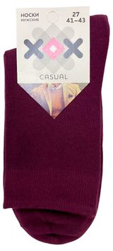 Изображение товара Носки мужские ХОХ однотонные слива, р 27