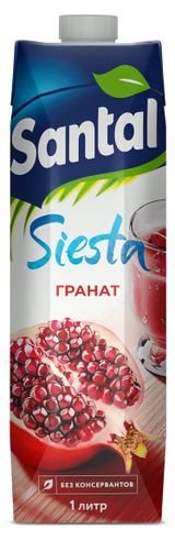 Изображение товара Напиток сокосодержащий гранатовый Santal, 1 л