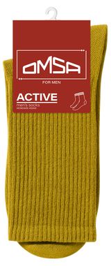 Изображение товара Носки мужские Omsa Active 116 с высокой резинкой Oliva, р 39-41