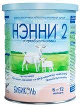 Изображение товара Смесь молочная сухая «Нэнни» 2 с пребиотиками 6-12 мес., 800 г