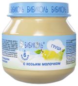 Изображение товара Пюре «Бибиколь» с козьем молочком Груша с 6 мес., 80 г