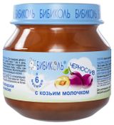 Изображение товара Пюре «Бибиколь» с козьем молочком Чернослив с 6 мес., 80 г