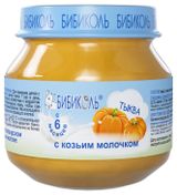 Изображение товара Пюре «Бибиколь» с козьем молочком Тыква с 6 мес., 80 г