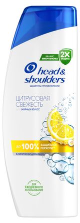 Изображение товара Шампунь для жирных волос Head&Shoulders Цитрусовая свежесть, 360 мл