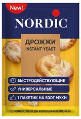 Изображение товара Дрожжи хлебопекарные Nordic сухие быстродействующие, 6 г