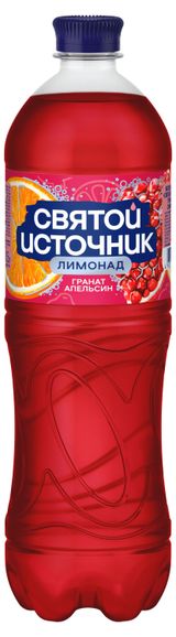 Изображение товара Напиток газированный «Святой Источник» Гранат апельсин, 1 л