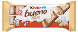 Изображение товара Вафли Kinder Bueno White покрытые белым шоколадом с молочно-ореховой начинкой Польша, 39 г