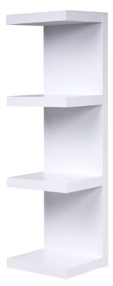 Изображение товара Полка настенная Фора белая, 27х30х97 см