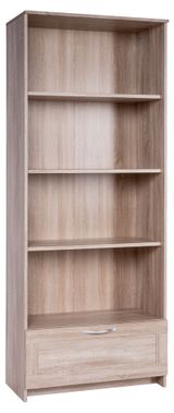 Изображение товара Стеллаж Сириус 1 ящик дуб сонома, 78х190 см