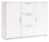 Изображение товара Тумба Сириус 2-х дверная 3 ящика белая