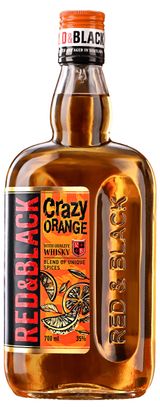 Изображение товара Коктейль Red and Black Висковый напиток Crazy orange Россия, 0,7 л