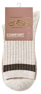 Изображение товара Носки женские Omsa Comfort 355 с высокой резинкой Avorio, р. 39-41