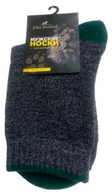 Изображение товара Носки мужские John Jeniford серо-зеленые, р 27