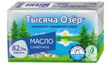 Изображение товара Масло сладко-сливочное «Тысяча Озёр» несоленое из натуральных сливок брикет 82,5%, 350 г