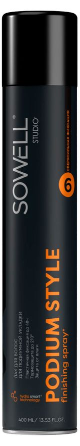 Изображение товара Лак для волос Sowell Studio Podium Style для подиумной укладки, 400 мл