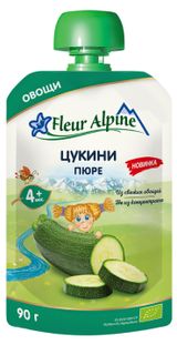 Изображение товара Пюре Fleur Alpine Цукини с 4 мес., 90 г