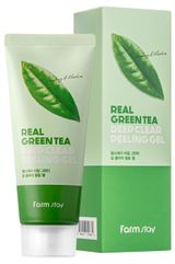 Изображение товара Гель-пилинг для лица FarmStay Green tea  Real Green Tea Deep Clear Peeling Gel отшелушивающий, 100 мл
