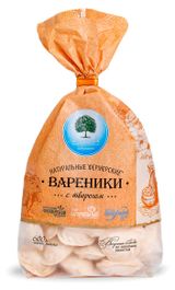 Изображение товара Вареники сладкие «Добринское Фермерское Хозяйство» Фермерские натуральные с творогом и тестом на минеральной воде, 600 г