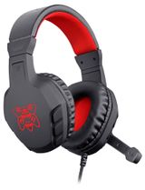 Изображение товара Игровая гарнитура Defender Cujo черно-красная, кабель 2 м