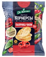 Изображение товара Чипсы цельнозерновые Dr.Korner кукурузно-рисовые с паприкой и чили, 50 г