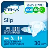 Изображение товара Подгузники для взрослых Tena Slip Plus M дышащие, 30 шт