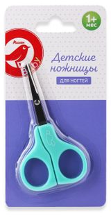 Изображение товара Ножницы детские для ногтей АШАН Красная птица Baby 1+ мес., 1 шт