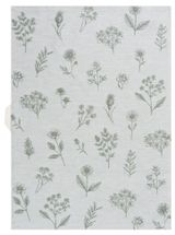 Изображение товара Полотенце кухонное Гербарий зеленый, 50×70 см